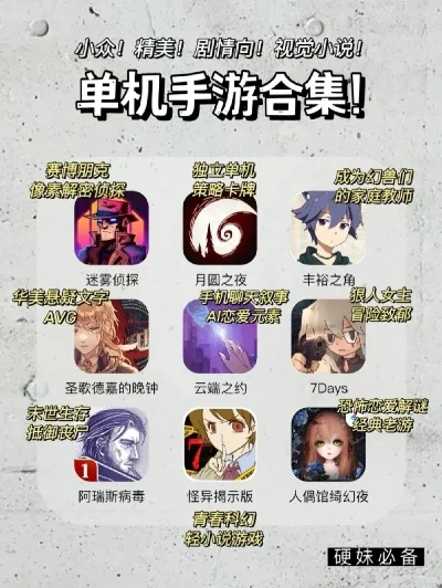 精选耐玩手机单机游戏推荐：经典与热门佳作