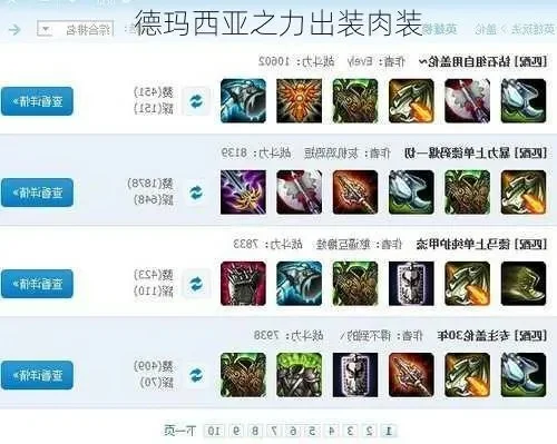 德玛西亚之力S9出装攻略：肉与输出的平衡之道