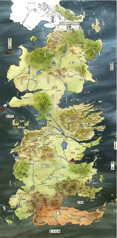 权力的游戏同人排行榜-权力的游戏地图