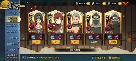 火影手游高质量排行榜-火影手游角色强度排行