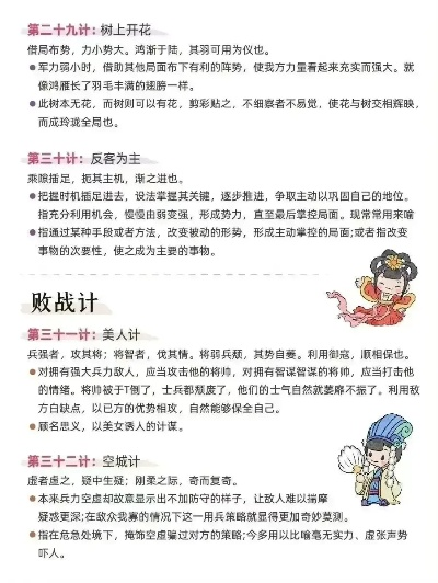 三十六计正确顺序详解：老祖宗的智慧这样用