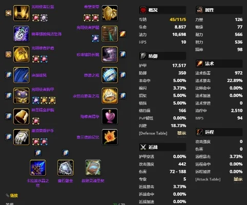 魔兽tbc奶骑p1装备分享-TBC奶骑P1装备分享