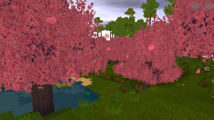 迷你世界桃林地形码分享