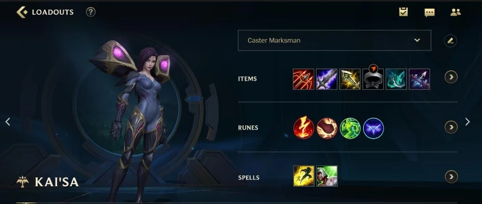 英雄联盟手游无限火力卡莎怎么出装-卡莎出装指南