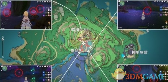 原神4.3绯樱绣球高效采集路线与分布图详解