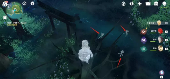 原神深林狸囃子攻略：三只小狸子的藏身之处