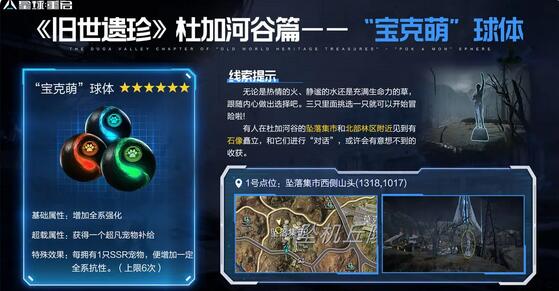 星球重启杜加河谷旧世遗珍全位置攻略