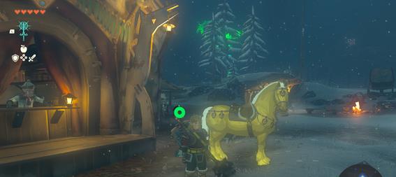 塞尔达传说王国之泪金色马获取攻略：雪原驿站驯服技巧