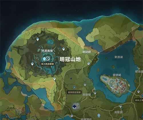 原神明冠山地进入方法详解