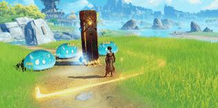 原神钟离技能展示动态图什么样