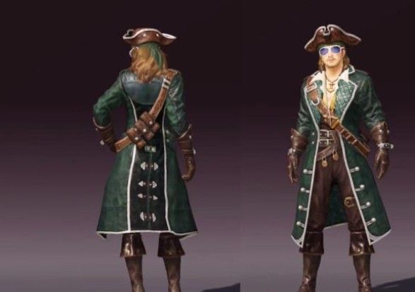 和平精英SS8赛季奖励套装预览：包含战斗服与海盗主题时装