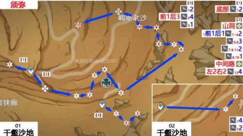 原神3.4版本沙脂蛹追踪指南：须弥沙漠深处与沙虫隧道的具体分布