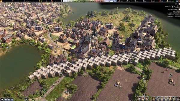 《最远的边陲》安全发育地图：三面环湖易守难攻，唯一出口安心建设