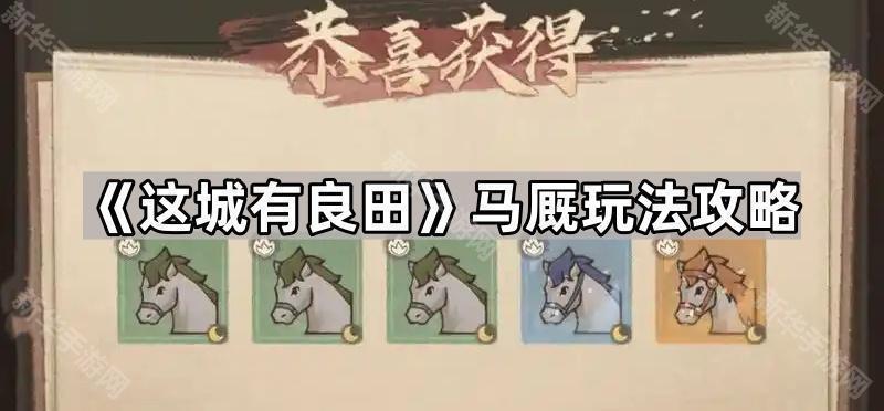 在这城有良田里寻橙马全攻略