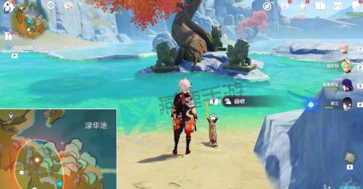 原神传心同视第三天攻略：璃月湖畔小动物位置全解析