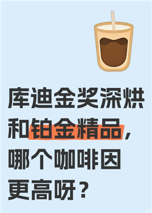 库迪咖啡铂金与金奖：风味、甜度与咖啡因的全面对比