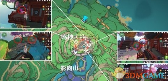 原神4.3绯樱绣球高效采集路线与分布图详解