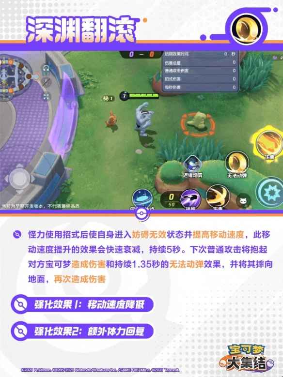 宝可梦大集结怪力技能详解与图鉴