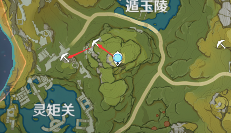 原神2.2璃月水晶矿的详细查找方法