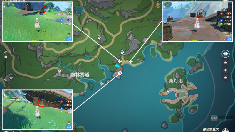 原神虹彩蔷薇藏宝图隐藏任务全攻略