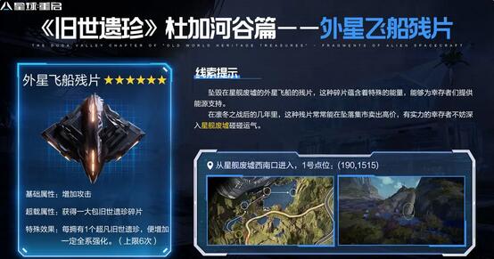 星球重启杜加河谷旧世遗珍全位置攻略
