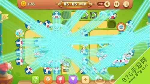 保卫萝卜3游乐场第45关通关攻略：关键在于飞机与雪球的有效运用