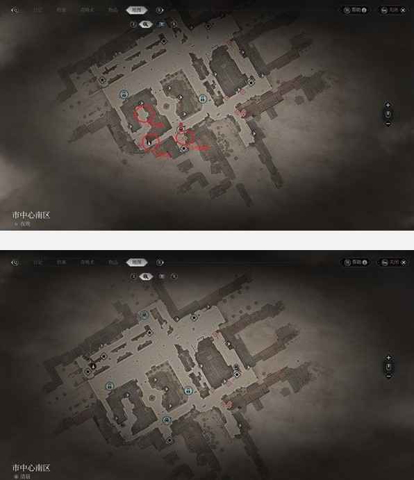 奇唤士市中心南区十二地标位置详解