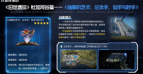 星球重启杜加河谷旧世遗珍全位置攻略