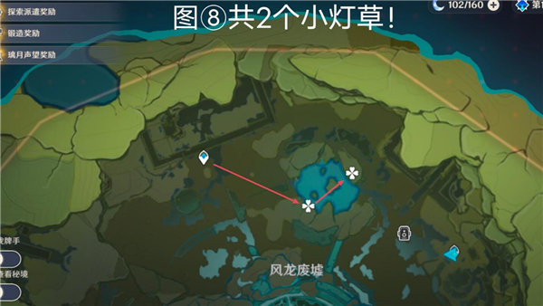 原神小灯草采集全攻略：高效刷新地点与路线