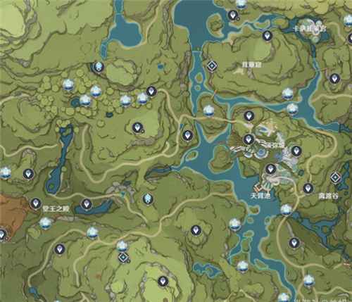 原神5.4骗骗花刷取路线分享