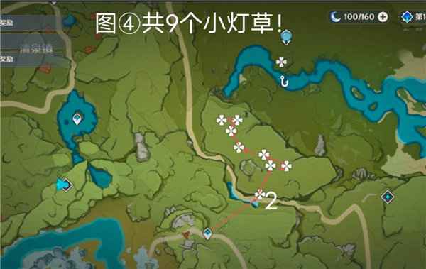原神小灯草采集全攻略：高效刷新地点与路线
