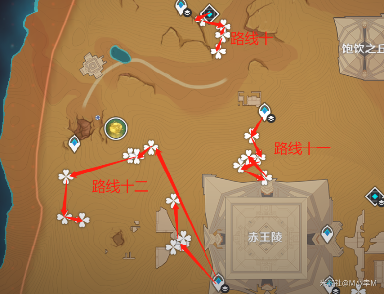 原神3.5圣金虫全图鉴：超详细采集路线与分布位置