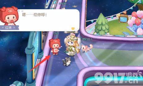 奥比岛手游星际大赛写真彩虹棒棒糖队位置全解析