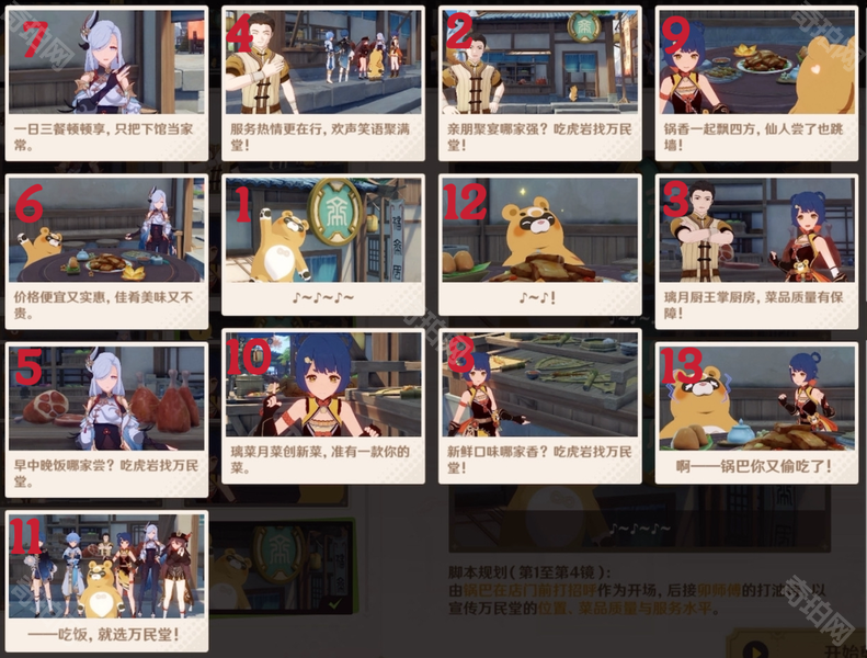 原神5.4剪影辑帧活动特别好评攻略：详解每日玩法与高分技巧