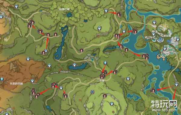 原神3.4镀金旅团刷法攻略：位置、路线与效率