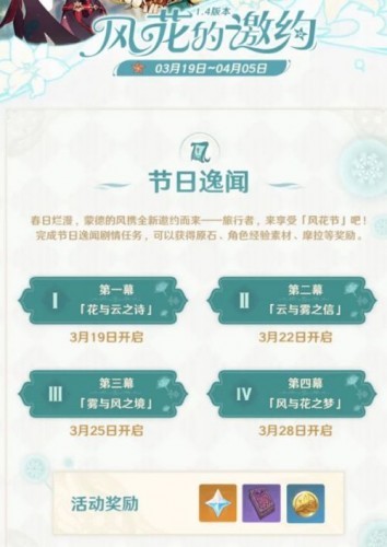 原神风与花之梦第四幕任务全攻略：蒙德春日任务流程与奖励详解