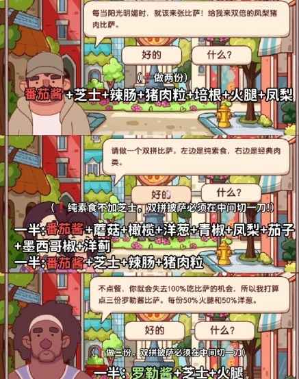 可口的比萨十周年餐车第八关通关全攻略