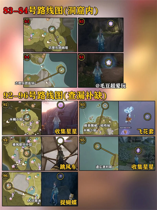 无限暖暖石树田无人区奇想星全收集指南