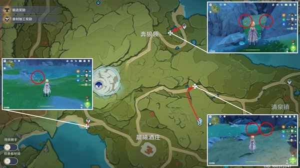 原神3.4嘟嘟莲收集全攻略：蒙德跑图路线与技巧
