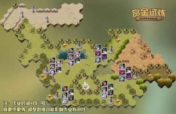 剑与远征绿裔绿牛赏金试炼懒人图攻略