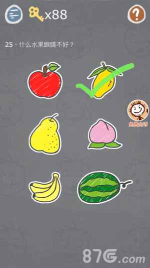 史小坑的烦恼3第25关通关指南：如何解答“什么水果眼睛不好”