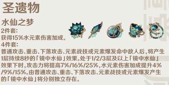 原神花海甘露之光：妮露专属的强度突破圣遗物