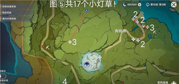 原神小灯草采集全攻略：高效刷新地点与路线