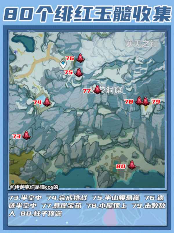 原神龙脊雪山绯红玉髓收集全攻略