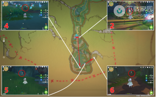 原神琉形蜃境南礼券全位置攻略