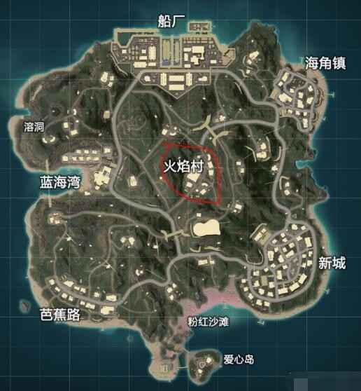 和平精英度假岛茅草屋怎么找