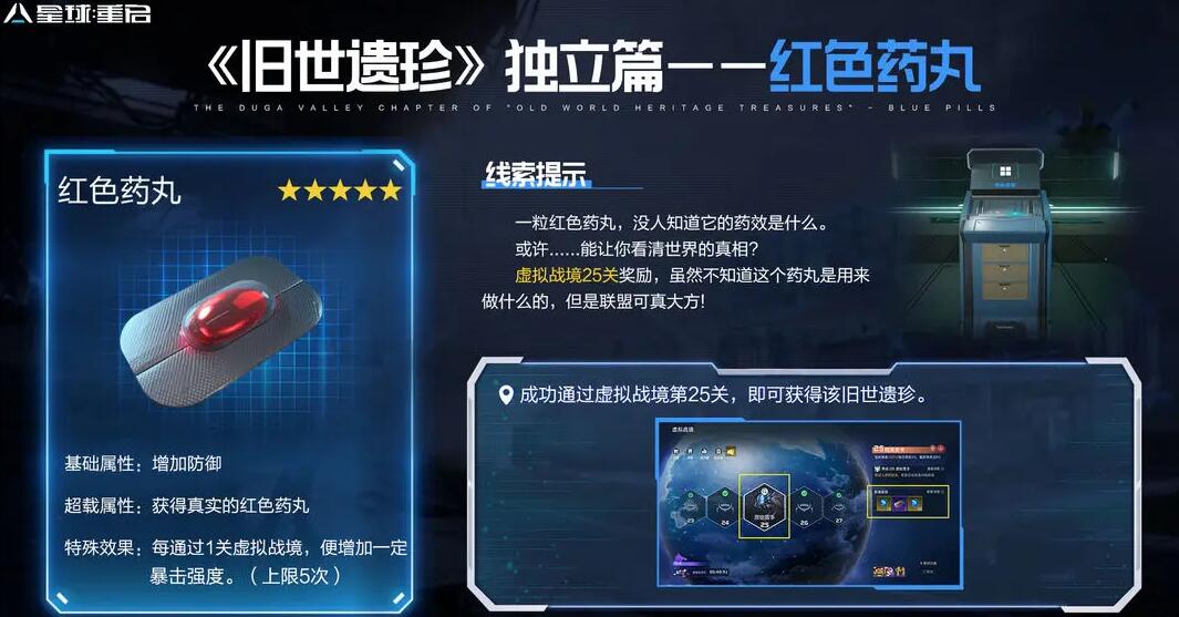 星球重启红色药丸获取全攻略：解锁虚拟战境第25关的秘密