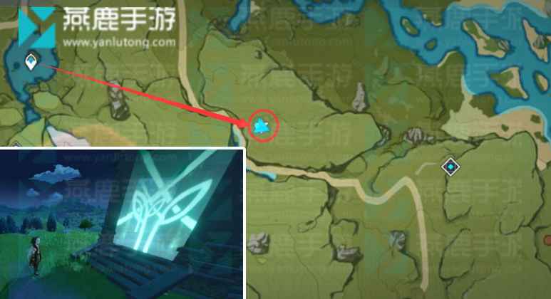 原神蒙德地灵龛全位置攻略