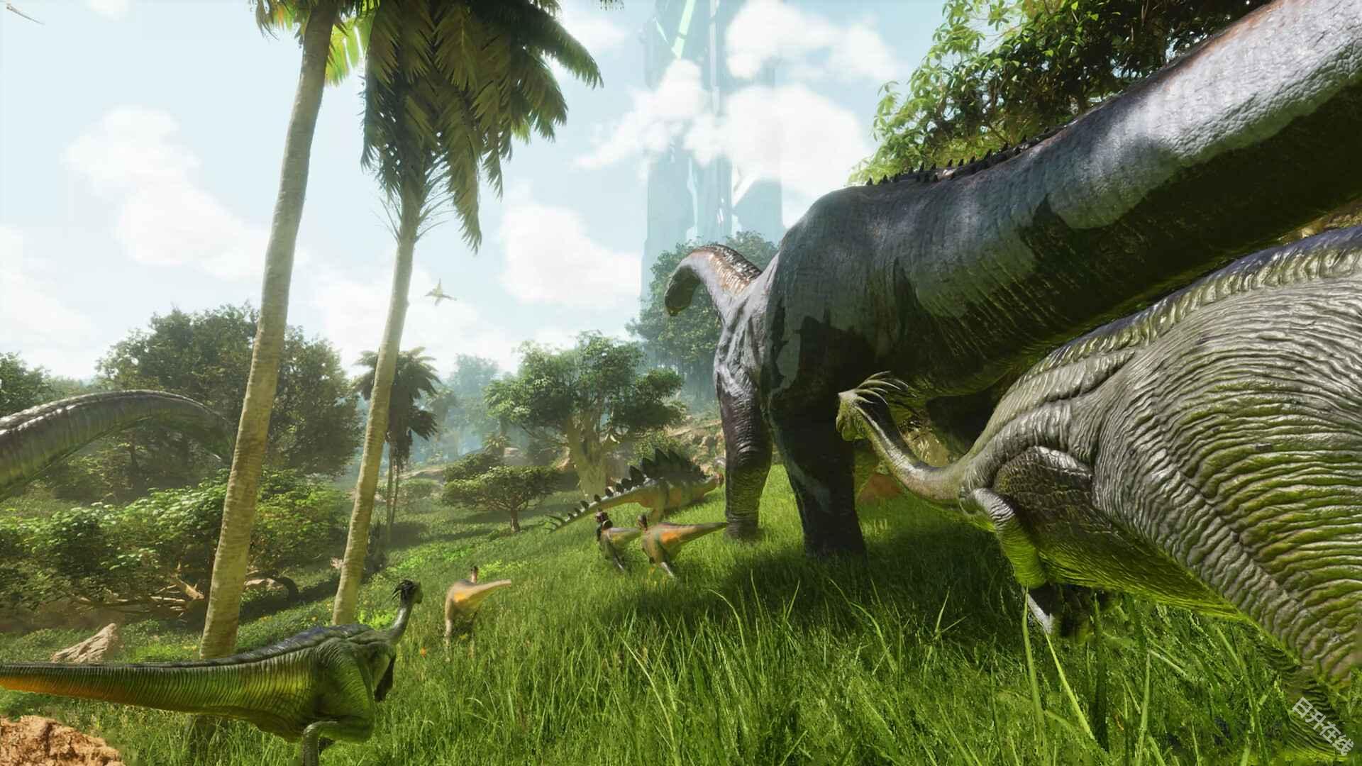 方舟生存飞升新地图新生物太带劲