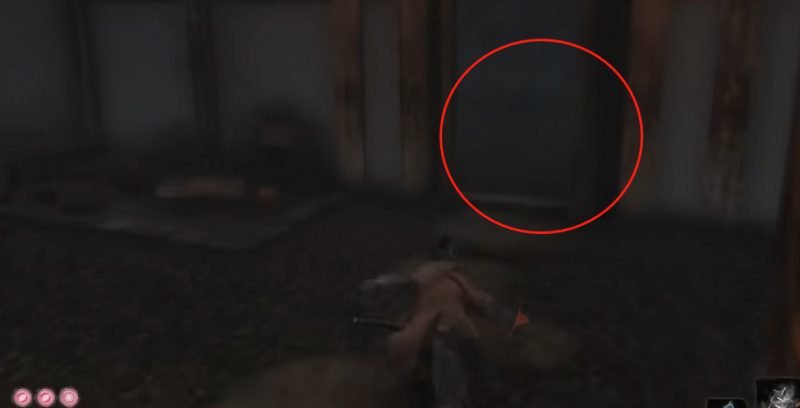 只狼忍义手机关伞的位置